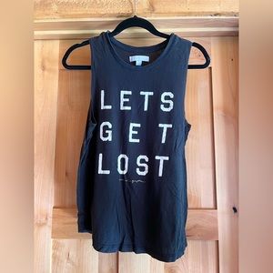 “Let’s Get Lost” Spiritual Gangster Tank Top (Size: M)